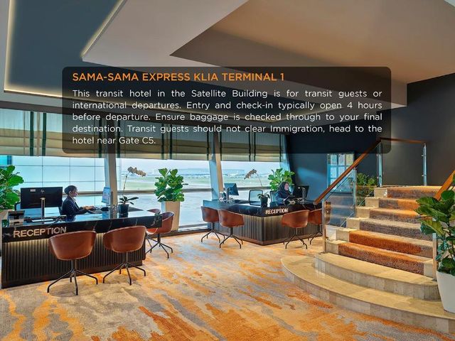 Sama-Sama Express KLIA Terminal 1 — Airside, inside the terminal