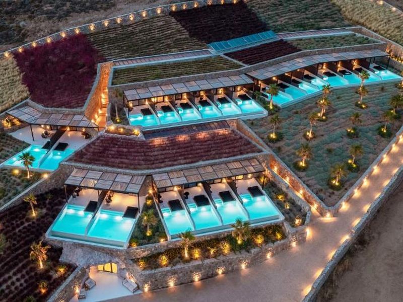 Ftelia Black Villas, Mykonos