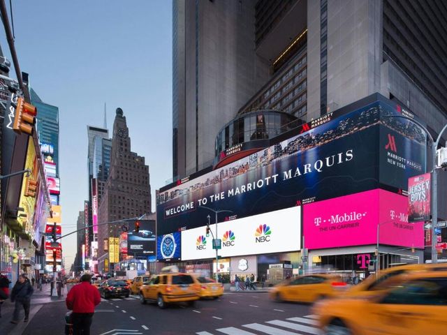 New York Marriott Marquis — 100 m away from Times Square